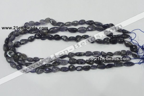 CKC218 15.5 inches 10*14mm nugget natural kyanite gemstone beads