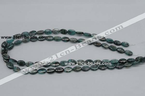 CKC23 16 inches 8*12mm oval natural kyanite beads wholesale