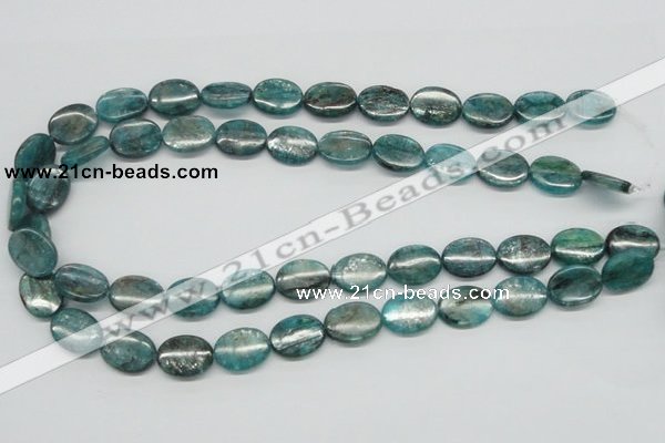 CKC24 16 inches 12*16mm oval natural kyanite beads wholesale