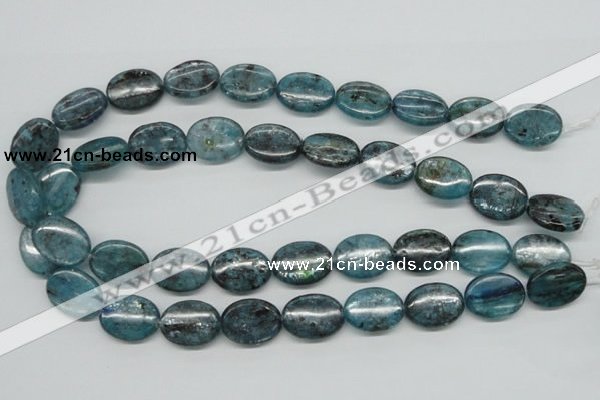 CKC25 16 inches 15*20mm oval natural kyanite beads wholesale