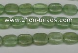 CKC260 15.5 inches 8*10mm rectangle natural green kyanite beads