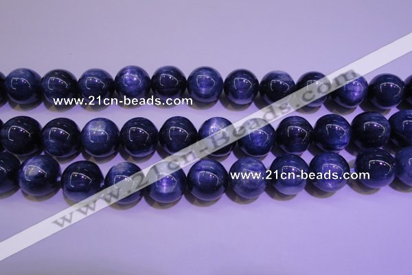 CKC428 15.5 inches 14mm round AAA grade natural blue kyanite beads