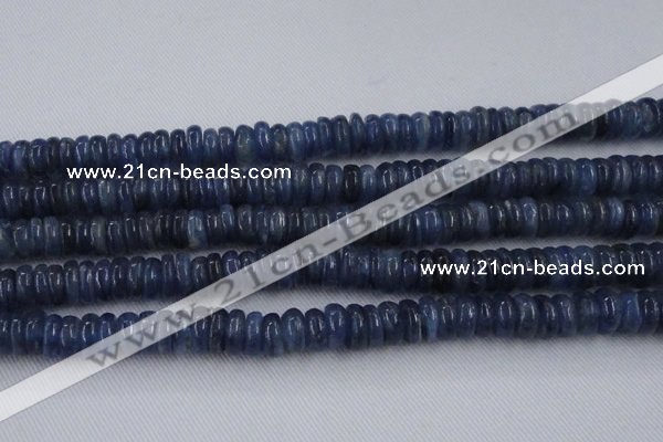 CKC504 15.5 inches 4*12mm rondelle natural Brazilian kyanite beads