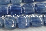 CKC522 15.5 inches 10mm square natural Brazilian kyanite beads