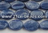 CKC531 15.5 inches 6*8mm oval natural Brazilian kyanite beads