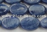 CKC534 15.5 inches 10*14mm oval natural Brazilian kyanite beads