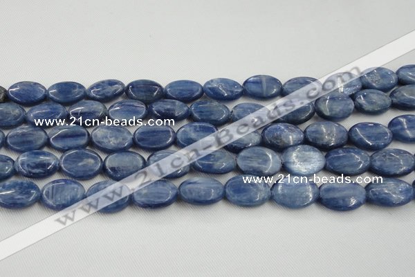 CKC534 15.5 inches 10*14mm oval natural Brazilian kyanite beads