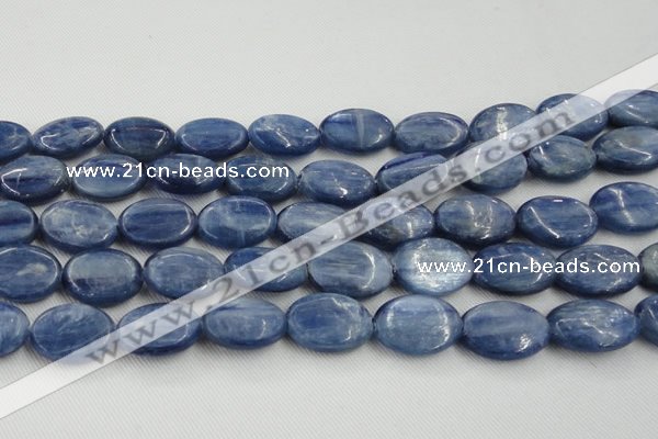 CKC537 15.5 inches 15*20mm oval natural Brazilian kyanite beads