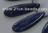 CKC541 Top drilled 10*25mm flat teardrop natural kyanite beads