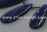 CKC542 Top drilled 15*25mm flat teardrop natural kyanite beads