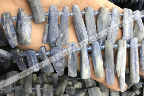 CKC549 Top drilled 10*16mm - 12*50mm sticks kyanite beads