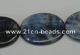 CKC57 15.5 inches 22*30mm oval natural kyanite beads wholesale