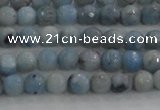 CKC701 15.5 inches 6mm faceted round imitation blue kyanite beads