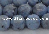 CKC706 15.5 inches 16mm faceted round imitation blue kyanite beads