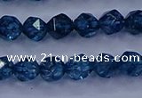CKC711 15.5 inches 6mm faceted nuggets imitation kyanite beads