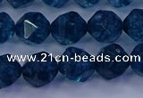 CKC713 15.5 inches 10mm faceted nuggets imitation kyanite beads