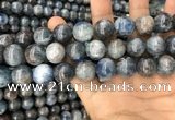 CKC755 15.5 inches 14mm round blue kyanite beads wholesale