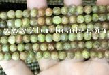 CKC761 15.5 inches 6mm round natural green kyanite beads