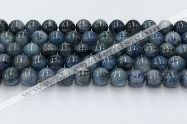 CKC772 15.5 inches 10mm round blue kyanite beads wholesale