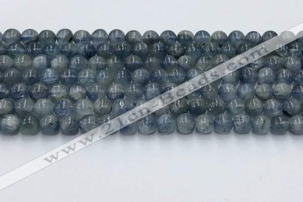 CKC774 15.5 inches 6mm round blue kyanite beads wholesale