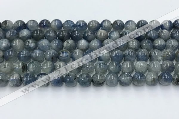 CKC775 15.5 inches 8mm round blue kyanite beads wholesale