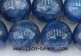 CKC792 15 inches 10mm round blue kyanite beads wholesale