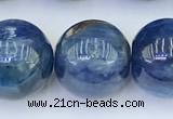 CKC803 15 inches 12mm round blue kyanite beads