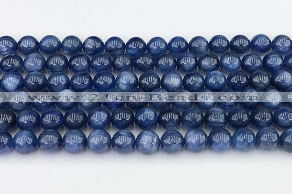 CKC806 15 inches 8mm round blue kyanite beads