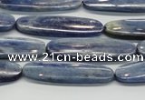 CKC94 15.5 inches 10*35mm oval natural kyanite gemstone beads