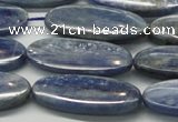 CKC95 15.5 inches 13*30mm oval natural kyanite gemstone beads