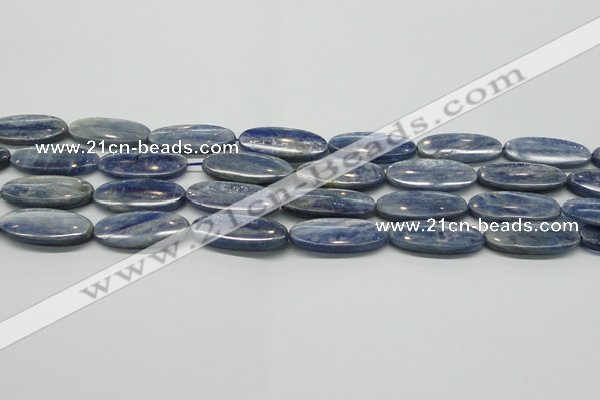 CKC95 15.5 inches 13*30mm oval natural kyanite gemstone beads