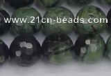CKJ314 15.5 inches 12mm faceted round kambaba jasper beads