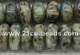 CKJ435 15.5 inches 5*8mm - 5*9mm rondelle natural k2 jasper beads