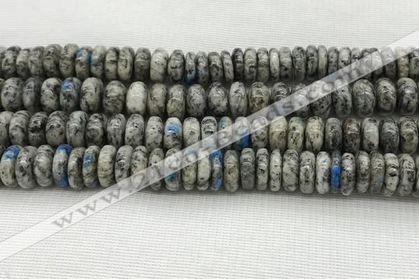 CKJ438 15.5 inches 4*10mm - 5*11mm rondelle natural k2 jasper beads