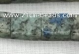 CKJ443 15.5 inches 8*10mm - 10*12mm rectangle natural k2 jasper beads