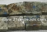 CKJ447 15.5 inches 9*10mm - 10*14mm rectangle natural k2 jasper beads