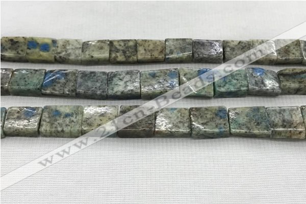 CKJ448 15.5 inches 11*12mm - 13*17mm rectangle natural k2 jasper beads