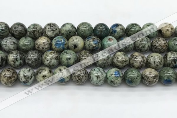 CKJ466 15.5 inches 12mm round natural k2 jasper beads wholesale