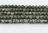 CKJ471 15.5 inches 8mm round natural k2 jasper beads wholesale