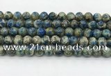 CKJ476 15.5 inches 10mm round natural k2 jasper beads wholesale