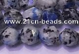 CKJ706 15.5 inches 6mm faceted nuggets imitation k2 jasper beads