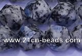 CKJ709 15.5 inches 12mm faceted nuggets imitation k2 jasper beads