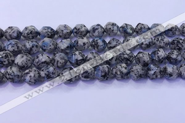 CKJ709 15.5 inches 12mm faceted nuggets imitation k2 jasper beads