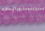 CKQ303 15.5 inches 10mm round dyed crackle quartz beads wholesale