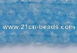 CKQ330 15.5 inches 8mm round dyed crackle quartz beads wholesale