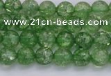 CKQ336 15.5 inches 6mm round dyed crackle quartz beads wholesale