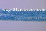 CKQ360 15.5 inches 4mm round dyed crackle quartz beads wholesale