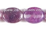 CKU01 15 inches 8*10mm oval purple kunzite beads Wholesale