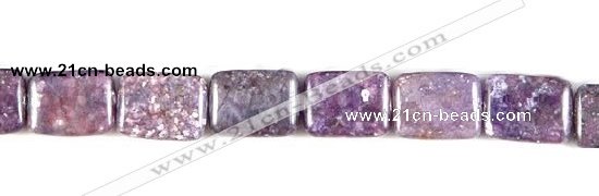 CKU10 15 inches 13*18mm rectangle purple kunzite beads wholesale