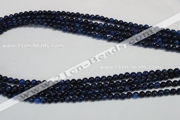 CKU100 15.5 inches 4mm round dyed kunzite beads wholesale